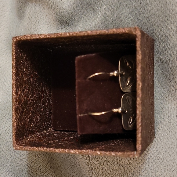 Silver Butterfly Earrings - Picture 3 of 9